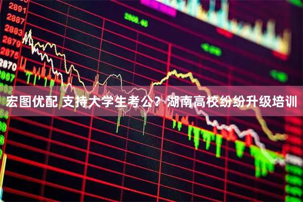 宏图优配 支持大学生考公？湖南高校纷纷升级培训
