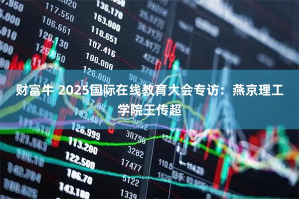 财富牛 2025国际在线教育大会专访：燕京理工学院王传超
