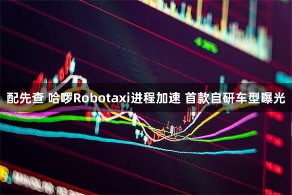配先查 哈啰Robotaxi进程加速 首款自研车型曝光